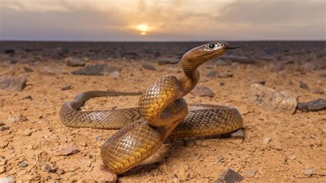 inland taipan  close  personal   worlds  venomous snake