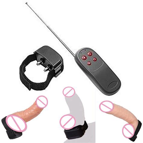 electric cock shock remote cbt electric cock ring electro shock therapy vibrating penis ring sex
