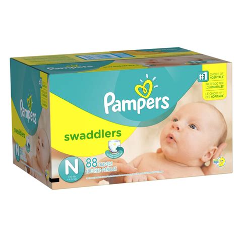 pampers swaddlers diapers size newborn 88 count free