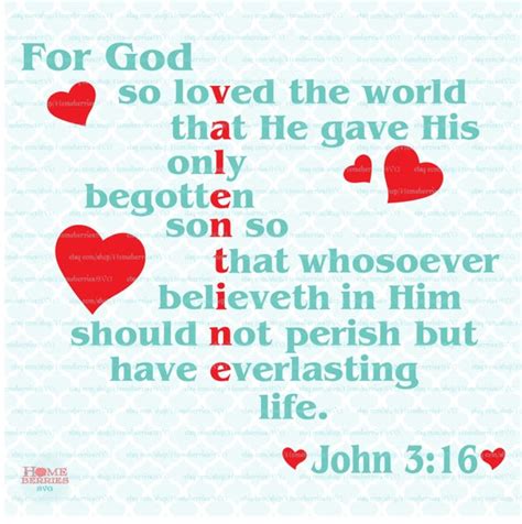 God Svg For God So Loved The World Scripture Svg Religious