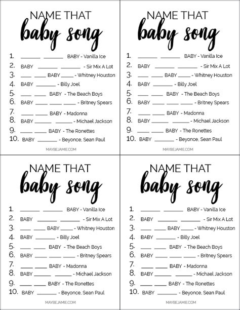 baby shower game ideas  printables  jamie