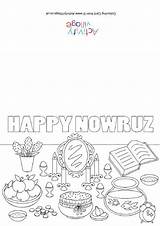 Nowruz Happy Colouring Coloring Kids Card Activities Print Norooz Year Cards Craft Onto Paper Crafts Good Printable Then Iranian Activityvillage sketch template