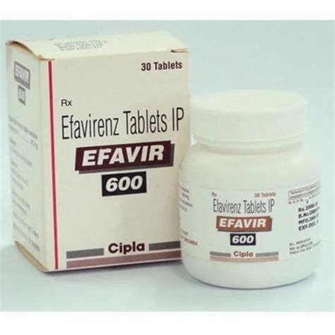cipla  efavirenz  mg tablet treatment hiv virus packaging size  rs