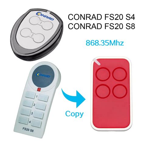 copy conrad fs   door remote control universal gate door remote control mhz remote