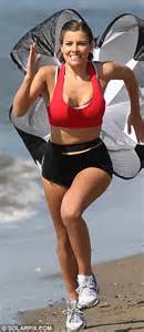 imogen thomas is put through her paces at post holiday