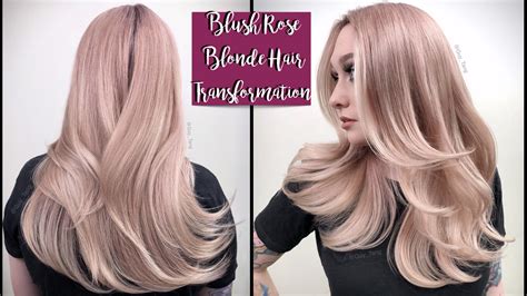 Guy Tang On Twitter Blush Rose Blonde Hair Transformation Youtube