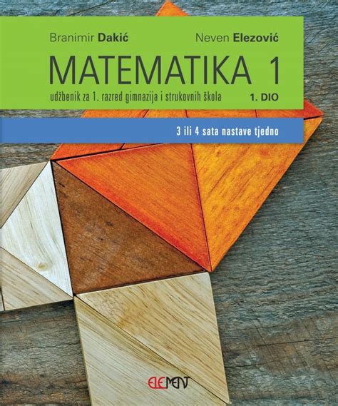 Matematika 1 1 Dio Udžbenik – Element – D O O Za Nakladništvo