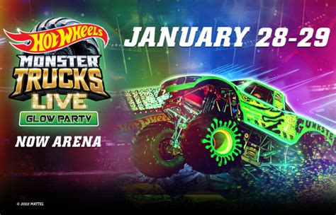 events hot wheels monster trucks live glow party now arena