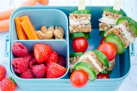 gesunde kinder lunchbox fuer das frueckstueck im kindergarten