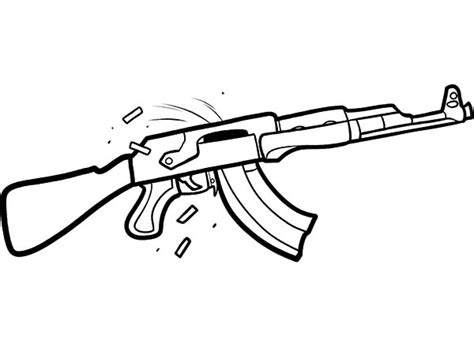 gun coloring pages eassumecom coloring home