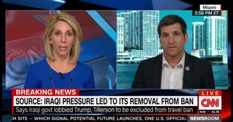 Cnn Guest Defends Trump Travel Ban Feed Vanishes