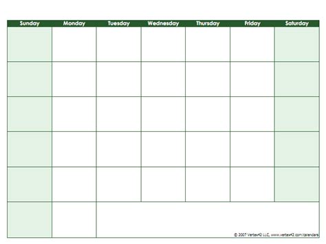 blank calendar bubbleblabber