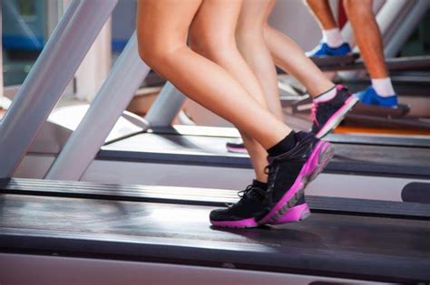 Gym Shot People Running On Machines Treadmill Cardio Machine Workout