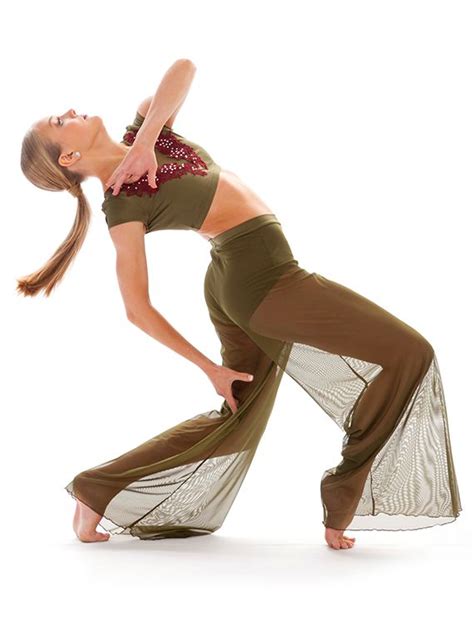 Gaucho Mesh Pants Contemporary Dance Costumes Contemporary Costumes