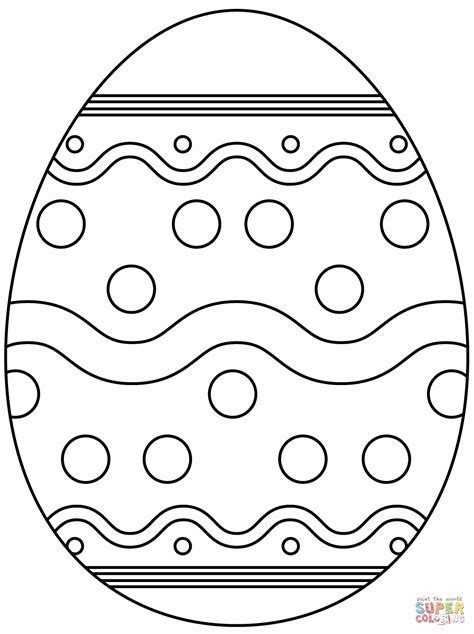 printable easter eggs coloring pages