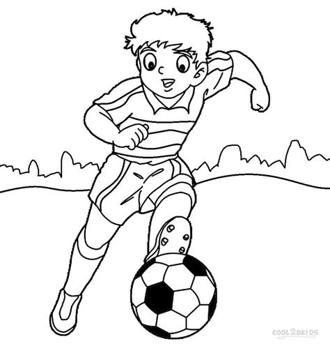 coloring pages  kids playing sports coloring home