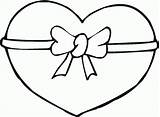 Coloring Heart Hearts Shape Pages Drawing Ribbons Popular Getdrawings sketch template