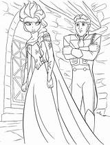 Elsa Coloring Pages Hans Disney Prince Queen Walt Frozen Fanpop Characters Sheet Print Sheets Dungeon sketch template