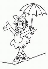 Coloring Pages Daisy Duck Minnie Mouse Mewtwo Umbrella Mega Ducks Acrobat Umbrellas Donald Boyama Preschool Colouring Printable Getcolorings Popular Color sketch template