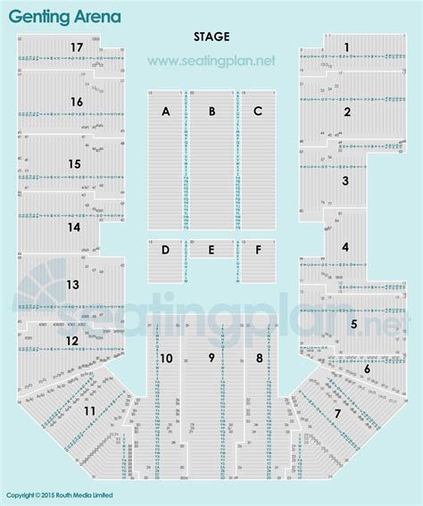 resorts world arena seating map