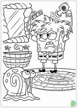 Coloring Funny Spongebob Gary Dinokids Pages Close Topcoloringpages Print sketch template