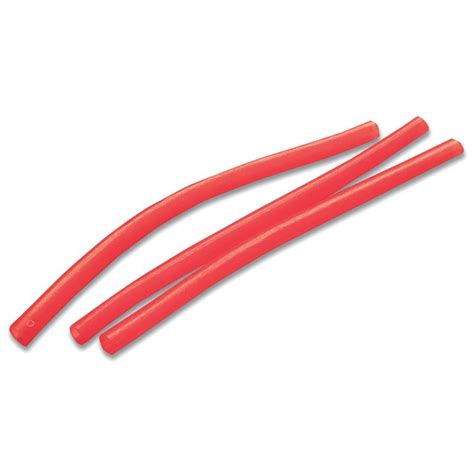 tube pvc mustad fluo red