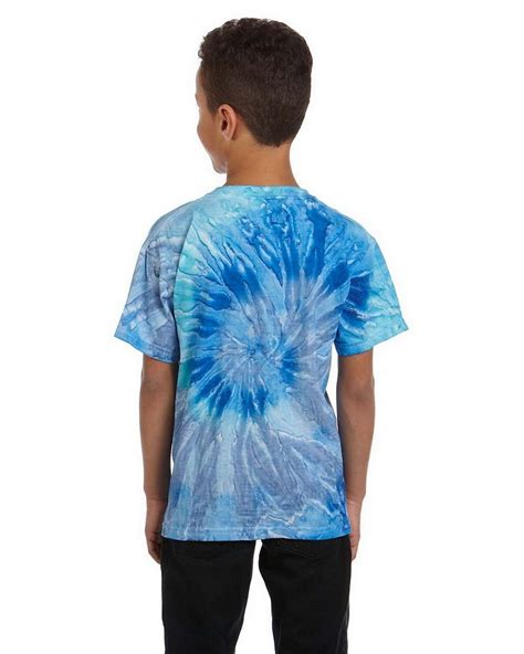 Size Chart For Tie Dye Cd100y 5 4oz Youth 100 Cotton Tie Dyed T Shirt