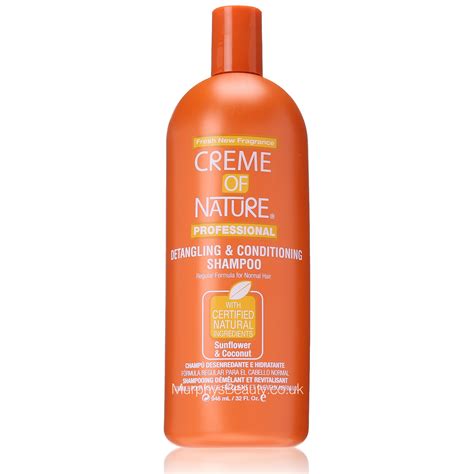 creme  nature professional detangling conditioning shampoo oz