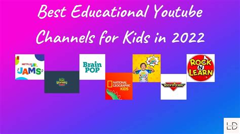 educational youtube channels  kids  youtube
