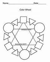 Color Wheel Coloring Worksheet Sheet Spectrum Light Primary Worksheeto Via sketch template