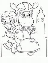 Coloring Pages Backyardigans Popular sketch template