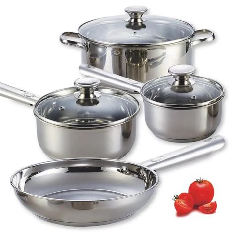 cooking tools food grade  pieces  stainless steel cookware set soup