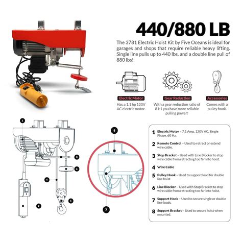 wiring diagram  electric hoist