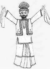 Punjabi Costume Jaipur Oye Bubbly Feature Style Chimera sketch template