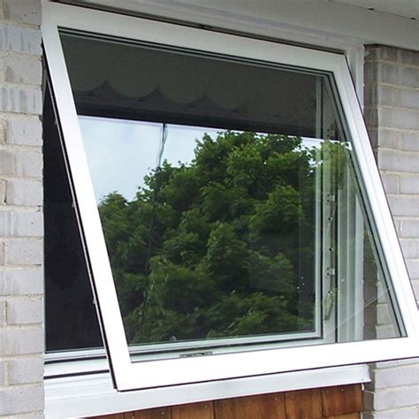 top quality tempered glass aluminum awning window