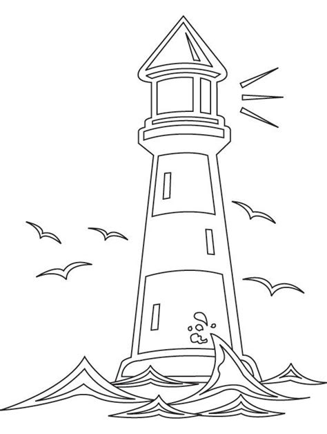 lighthouse outline clipart   cliparts  images