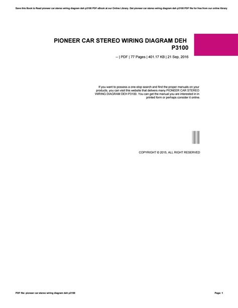 pioneer car stereo wiring diagram  wiring digital  schematic