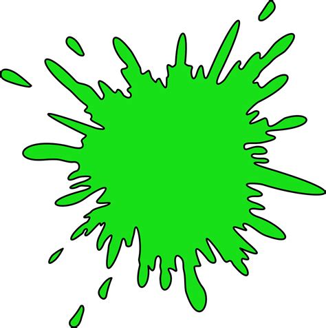 splat green mess  vector graphic  pixabay