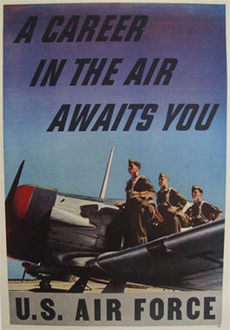 awesome vintage air force recruitment posters