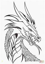 Dragon Coloring Pages Head Fire Realistic Dragons Wings Color Drawing Printable Real Line Print Ninjago Icewing Simple Getdrawings Lovely Drawings sketch template