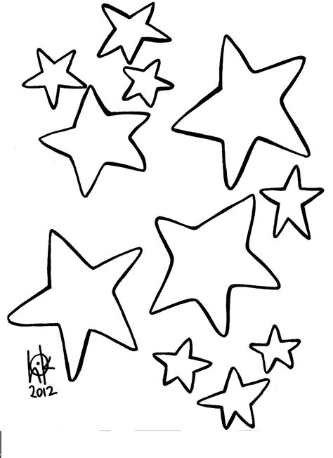 stars template clipart  clipart