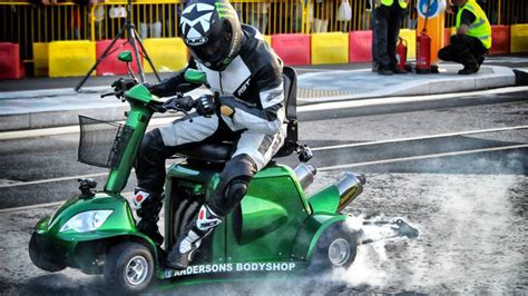 video watch a mobility scooter hit 107mph top gear