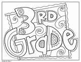 3rd Worksheets Third Classroomdoodles Doodle sketch template
