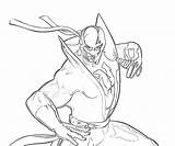 Iron Fist Coloring Pages Marvel Spider Capcom Vs Drawing Sketch Superhero Tribal Popular Fujiwara Yumiko Getdrawings Template sketch template