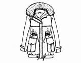 Coat Winter Coloring Scarf Colorear Getcolorings Getdrawings Coloringcrew Clothes sketch template