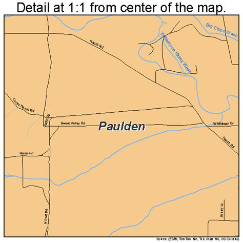 paulden arizona street map