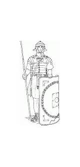 Roman Coloring Soldier Rome Drawings Senate sketch template