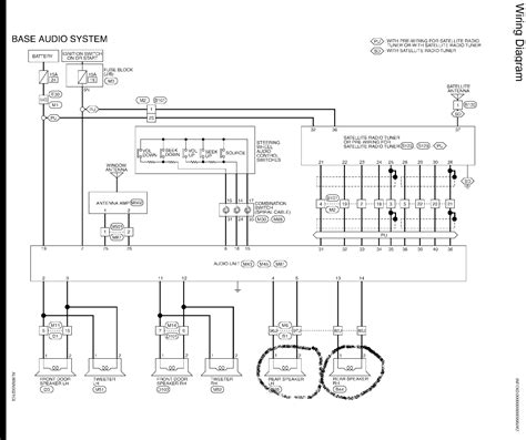 diagram radio wiring  nissan altima