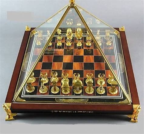 veilinghuis catawiki franklin mint  king tutankhamun egyptian chess set zwaar