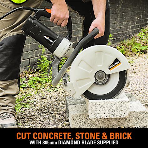 evolution disc cutter review electric concrete saw tool advice
